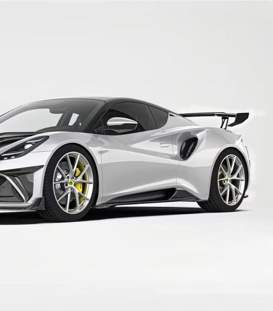 Lotus Emira 3.6 V6 2.0 Four-cylinder 2022-ON with Aftermarket Parts - Side Skirts Pre-preg Carbon Fiber from Ventus Veloce