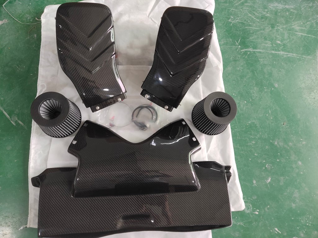 Maserati Ghibli 2013 2014 2015 2016 2017 2018 2019 2020 2021 2022 2023 with Aftermarket Parts - Air Intake Systems Pre-preg Carbon Fiber from Ventus Veloce