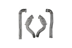 Mercedes Benz AMG GT GTS GTC GTR 2015 2016 2017 2018 2019 2020 2021 with Aftermarket Parts - 100 & 200 & 300 CELL & NO CAT Downpipe Stainless steel from Ventus Veloce