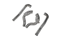 Mercedes Benz AMG GT GTS GTC GTR 2015 2016 2017 2018 2019 2020 2021 with Aftermarket Parts - 100 & 200 & 300 CELL & NO CAT Downpipe Stainless steel from Ventus Veloce
