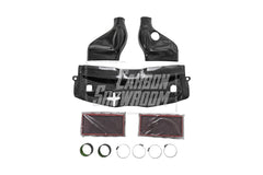 Mercedes Benz C63 AMG W204 2008 2009 2010 2011 2012 2013 2014 with Aftermarket Parts - Air Intake Systems Pre-preg Carbon Fiber from Ventus Veloce