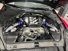 Nissan GTR 2008 2009 2010 2011 2012 2013 2014 2015 2016 2017 2018 2019 2020 2021 2022 2023 2024 with Aftermarket Parts - V2 Style Air Intake Systems With Air Box Pre-preg Carbon Fiber from Ventus Veloce