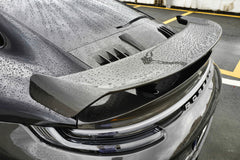 Porsche 911 992.1 Turbo/Turbo S 2020 2021 2022 2023 2024 2025 with Aftermarket Parts - Engine Lid Carbon Fiber from Ventus Veloce