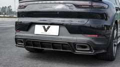Porsche Cayenne 9Y0 9Y0.1 9Y0.2 Coupe 9Y3 9Y3.1 9Y3.2 Base/S/Turbo/E-Hybrid 2019-ON with Aftermarket Parts - Rear Diffuser Pre-preg Carbon Fiber from Ventus Veloce