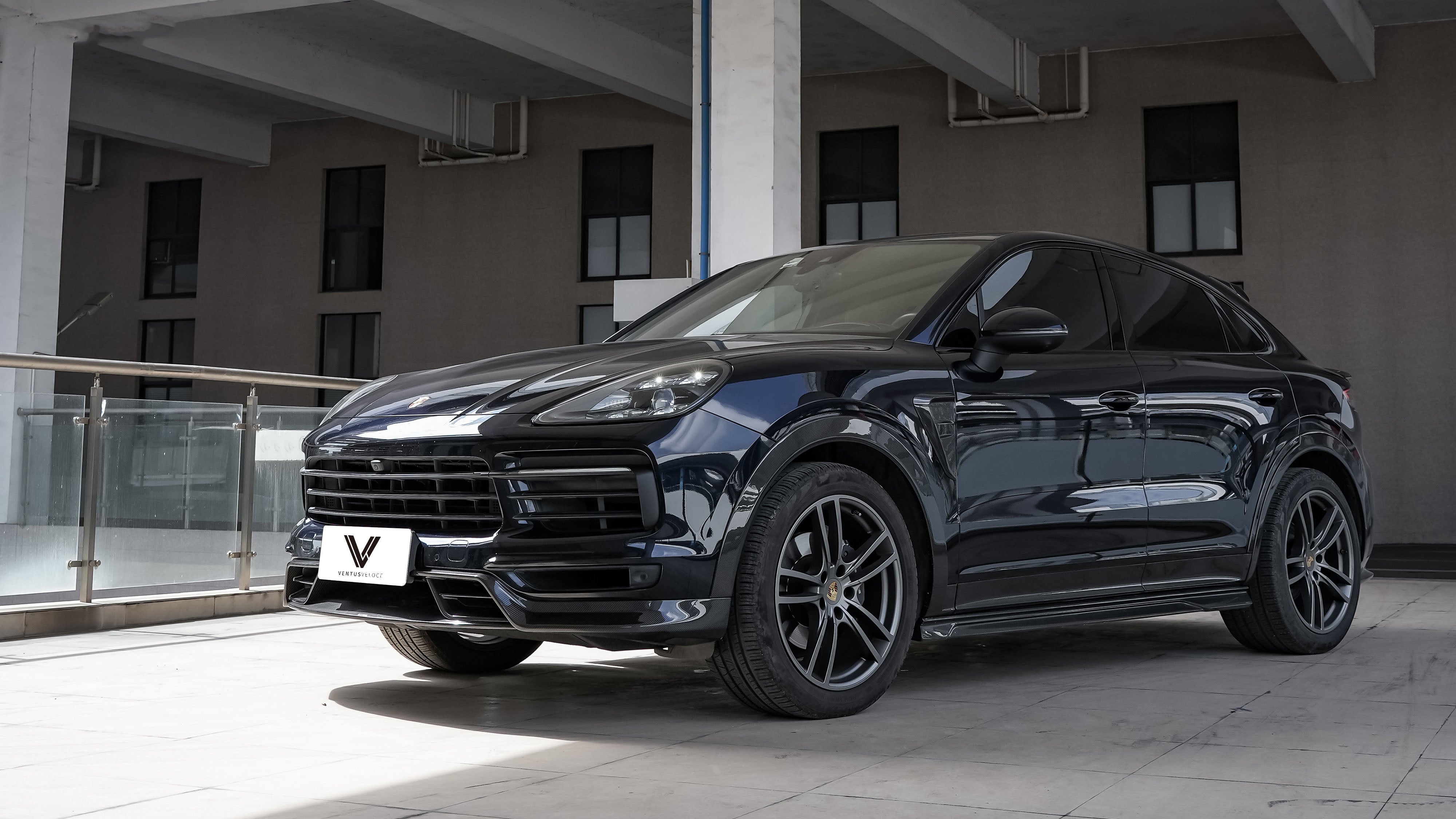 Porsche Cayenne 9Y0 9Y0.1 9Y0.2 Coupe 9Y3 9Y3.1 9Y3.2 Base/S/Turbo/E-Hybrid 2019-ON with Aftermarket Parts - Fender Trims Pre-preg Carbon Fiber from Ventus Veloce