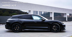 Porsche Taycan & Cross Turismo Base/4/4S/GTS/Turbo/Turbo S 2020 2021 2022 2023 2024 with Aftermarket Parts - Side Skirts Pre-preg Carbon Fiber from Ventus Veloce