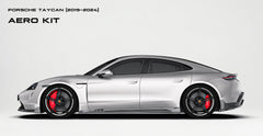 Porsche Taycan & Cross Turismo Base/4/4S/GTS/Turbo/Turbo S 2020 2021 2022 2023 2024 with Aftermarket Parts - Side Skirts Pre-preg Carbon Fiber from Ventus Veloce