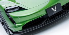 Porsche Taycan & Cross Turismo Base/4/4S/GTS  2020 2021 2022 2023 2024 with Aftermarket Parts - Front Lip Pre-preg Carbon Fiber from Ventus Veloce