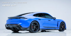 Porsche Taycan & Cross Turismo Base/4/4S/GTS  2020 2021 2022 2023 2024 with Aftermarket Parts - Rear Diffuser Pre-preg Carbon Fiber from Ventus Veloce