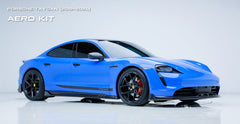 Porsche Taycan & Cross Turismo Base/4/4S/GTS/Turbo/Turbo S 2020 2021 2022 2023 2024 with Aftermarket Parts - Side Skirts Pre-preg Carbon Fiber from Ventus Veloce