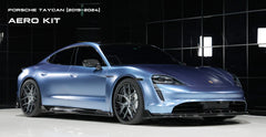 Porsche Taycan & Cross Turismo Base/4/4S/GTS  2020 2021 2022 2023 2024 with Aftermarket Parts - Front Lip Pre-preg Carbon Fiber from Ventus Veloce