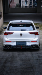 Volkswagen GTI MK8 MK8.5 2022-ON with Aftermarket Parts - Plustic Rear Diffuser ABS from ArmorExtend