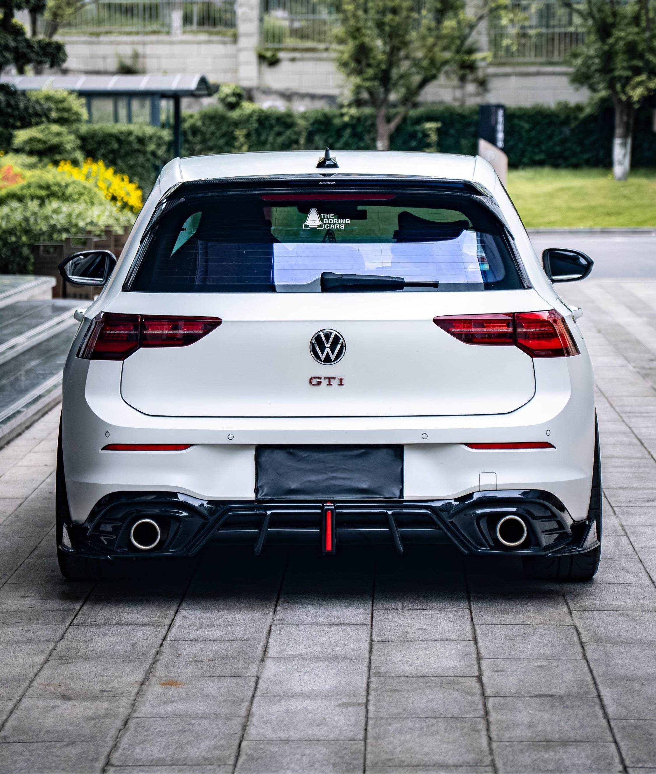 Volkswagen GTI MK8 MK8.5 2022-ON with Aftermarket Parts - Plustic Rear Diffuser ABS from ArmorExtend