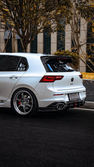 Volkswagen GTI MK8 MK8.5 2022-ON with Aftermarket Parts - Plustic Rear Canards ABS from ArmorExtend