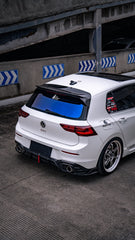 Volkswagen GTI MK8 MK8.5 2022-ON with Aftermarket Parts - Plustic Rear Canards ABS from ArmorExtend