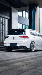 Volkswagen GTI MK8 MK8.5 2022-ON with Aftermarket Parts - Plustic Rear Canards ABS from ArmorExtend