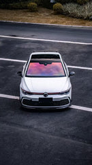 Volkswagen GTI & R-line MK8 2022 2023 2024 with Aftermarket Parts - AE Style Front Lip?Carbon Fiber?from ArmorExtend