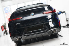 Future Design FD Carbon Fiber REAR DIFFUSER for BMW X4 G02 2022-ON Facelift FL M40i