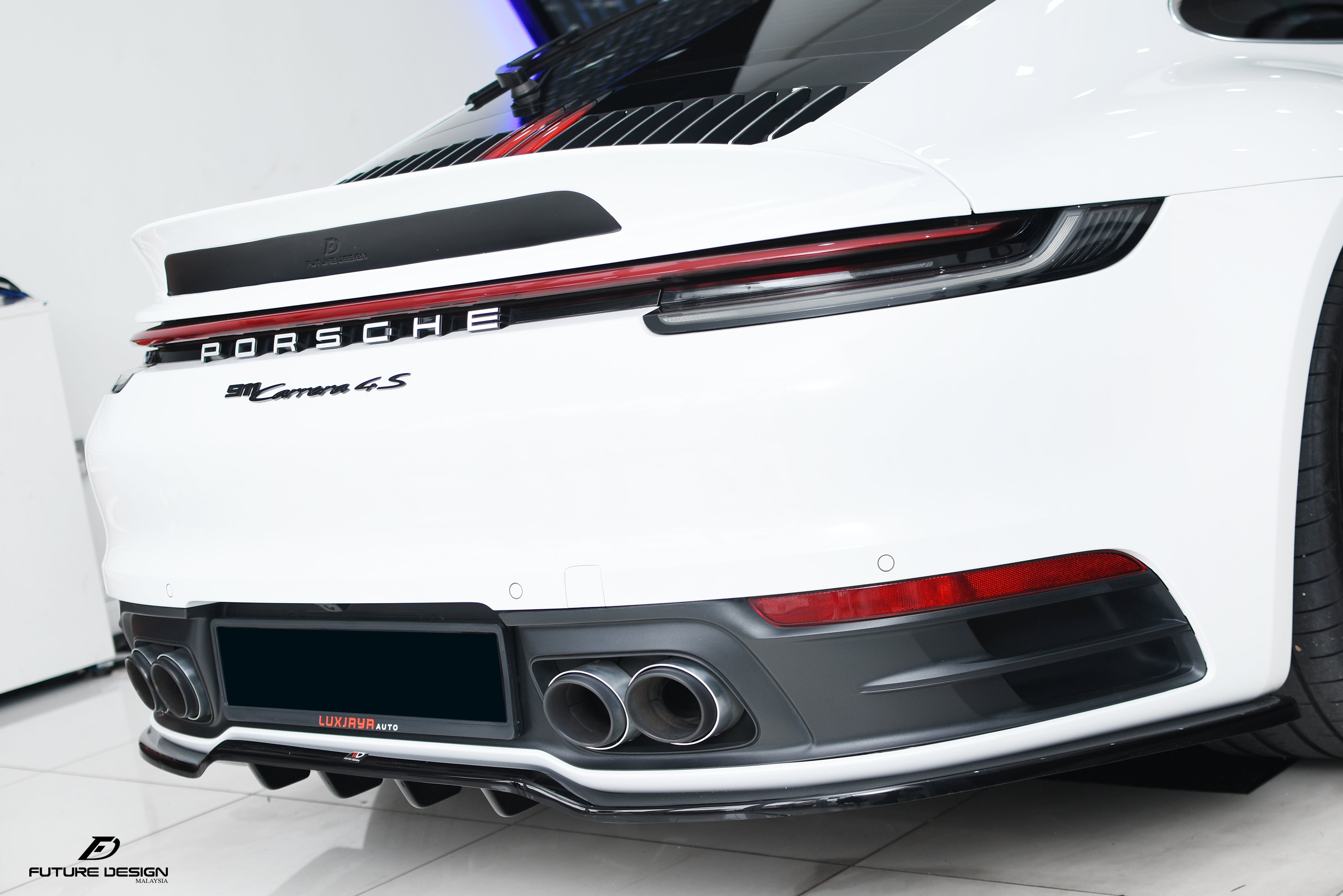 Future Design Ducktail REAR SPOILER for Porsche 992 Carrera & 4 & S & 4S