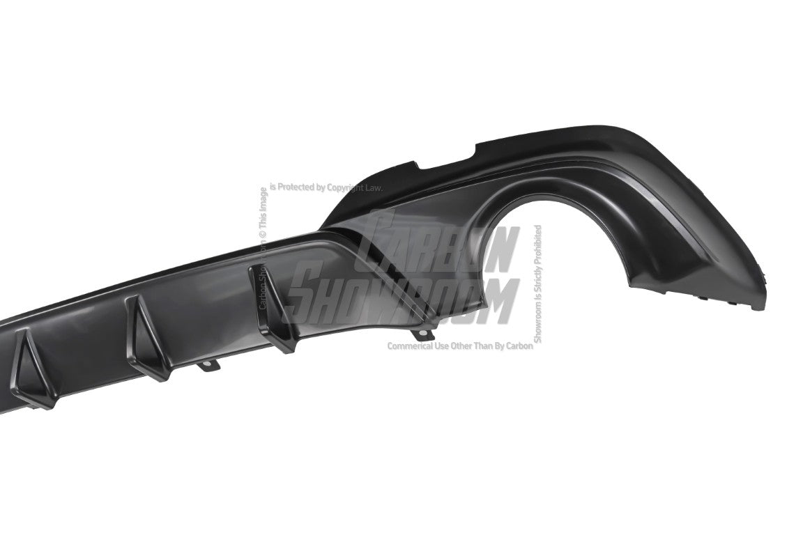 BMW 3 Series 330i (With M-Package Bumper, does not fit base model) G20 G21 Pre-LCI 2019 2020 2021 2022 with Aftermarket Parts - V2 Style Rear Diffuser ABS from Yofer USA