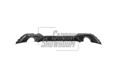 BMW 3 Series 330i (With M-Package Bumper, does not fit base model) G20 G21 Pre-LCI 2019 2020 2021 2022 with Aftermarket Parts - V2 Style Rear Diffuser ABS from Yofer USA