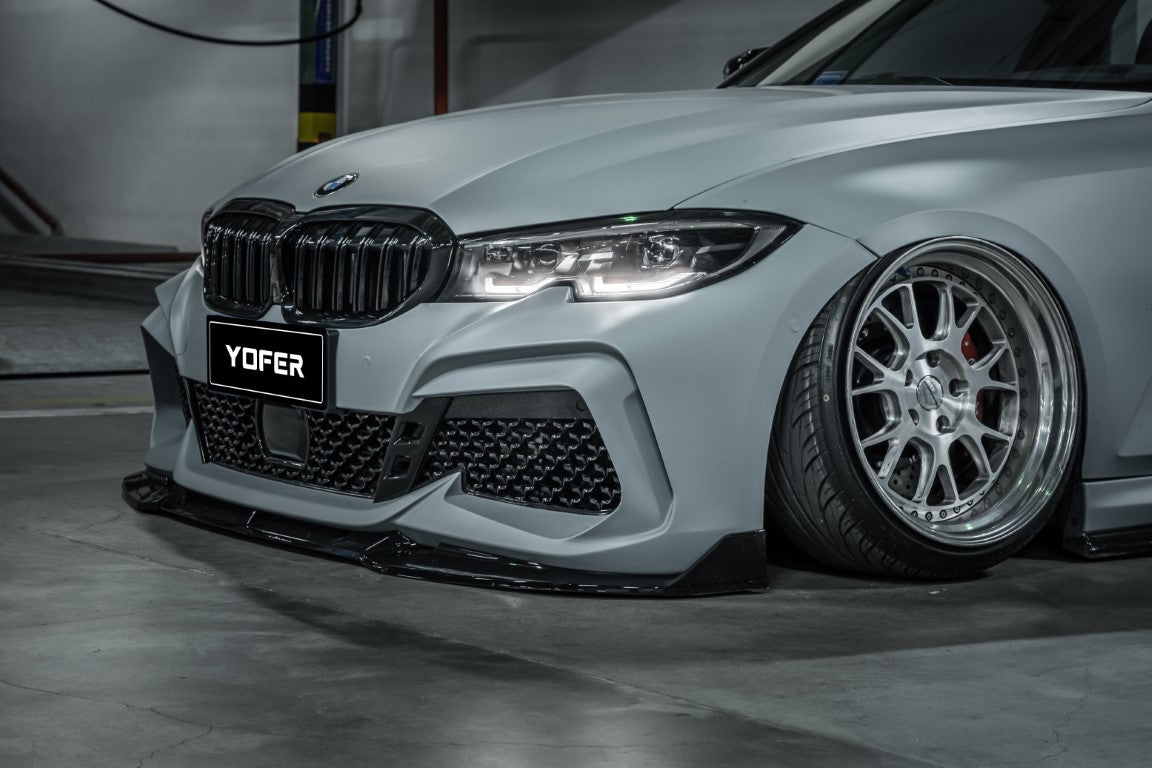 BMW 3 Series M340i 330i G20 G21 Pre-LCI 2019 2020 2021 2022 with Aftermarket Parts - Package B PP Polypropylene & ABS from Yofer USA