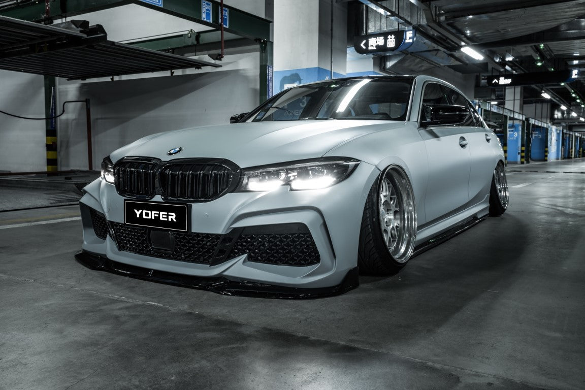 BMW 3 Series M340i 330i G20 Pre-LCI 2019 2020 2021 2022 with Aftermarket Parts - Package B PP Polypropylene & ABS from Yofer USA