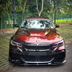 BMW 3 Series M340i 330i G20 G21 Pre-LCI 2019 2010 2021 2022 with Aftermarket Parts - Front Bumper & Lip PP from Yofer USA