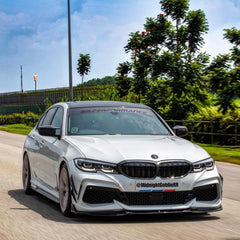 BMW 3 Series M340i 330i G20 G21 Pre-LCI 2019 2010 2021 2022 with Aftermarket Parts - Front Bumper & Lip PP from Yofer USA