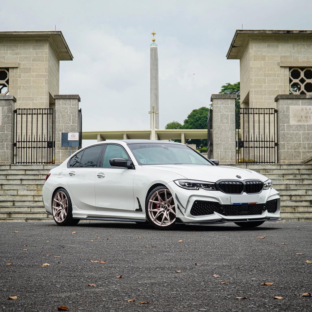BMW 3 Series M340i 330i G20 G21 Pre-LCI 2019 2010 2021 2022 with Aftermarket Parts - Front Bumper & Lip PP from Yofer USA