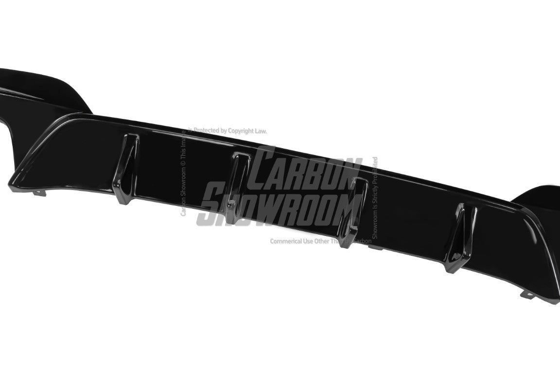 BMW 3 Series M340i 330i (With M-Package Bumper, does not fit base model) G20 G21 Pre-LCI 2019 2020 2021 2022 with Aftermarket Parts - V1 Style Rear Diffuser & Lower Splitters PP from Yofer USA