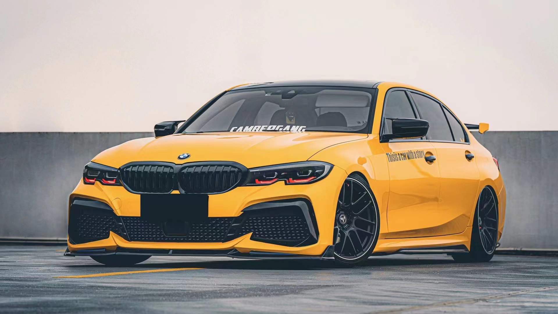 BMW 3 Series M340i 330i G20 (Fits Both Pre-LCI & LCI) 2019-ON with Aftermarket Parts - Side Skirts PP from Yofer USA