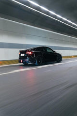 Tesla Model Y / Performance 2021-ON with Aftermarket Parts - Loong Flames Max Rear Diffuser PP from Yofer USA