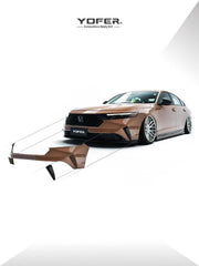 Honda Accord 11th Gen CY1 CY2 2023-ON with Aftermarket Parts - Front Bumper PP from Yofer USA