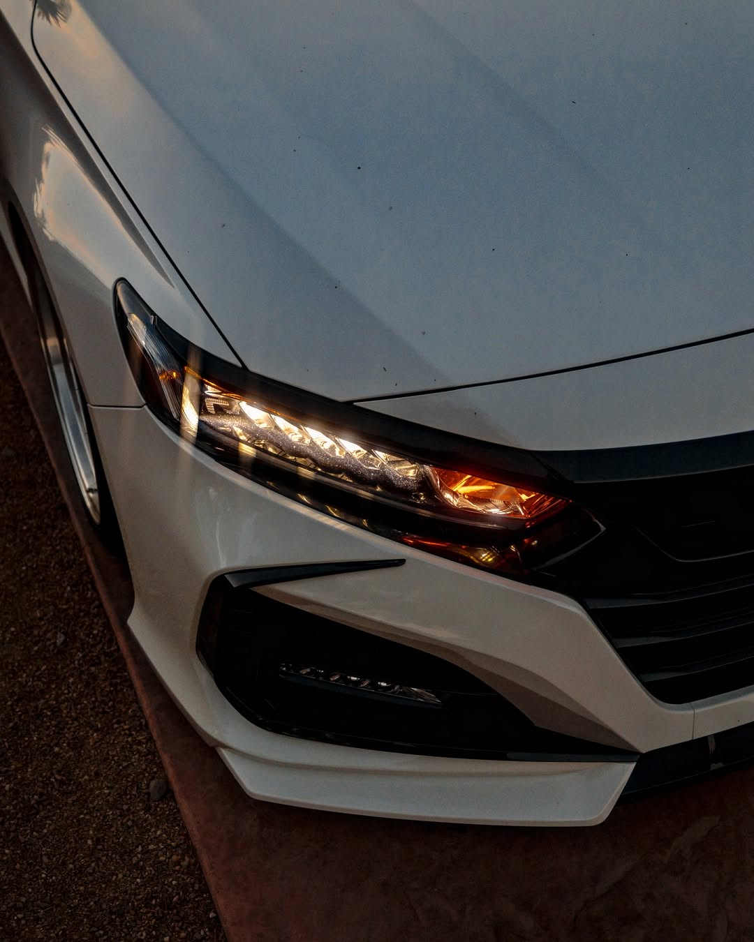 Honda Accord 10th Gen Pre-facelift 2018-2020 with Aftermarket Parts - Front Bumper PP from Yofer USA