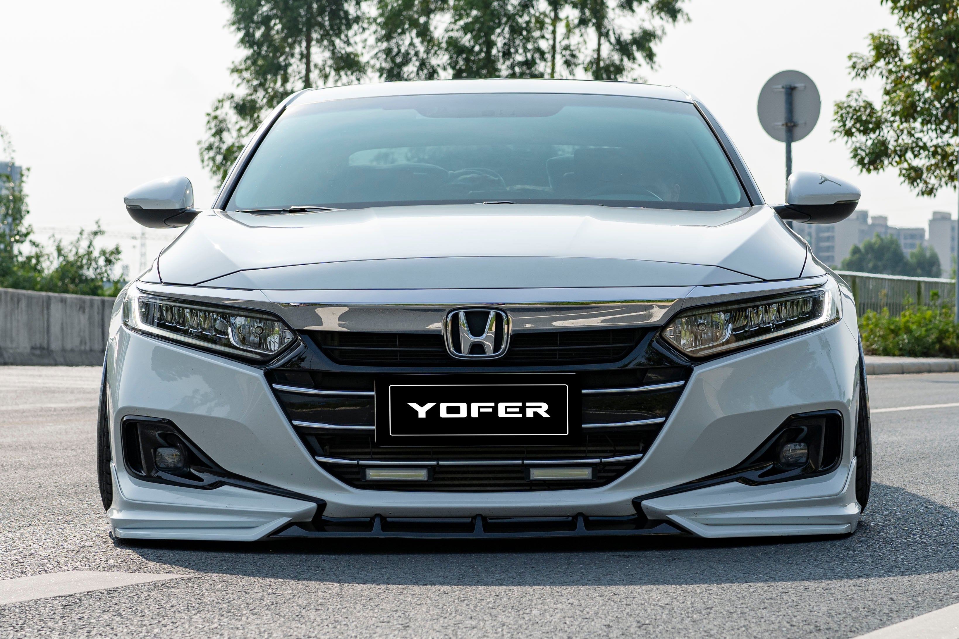 Honda Accord 10.5th Gen facelift 2021 2022 with Aftermarket Parts - Package A PP Polypropylene & ABS from Yofer USA