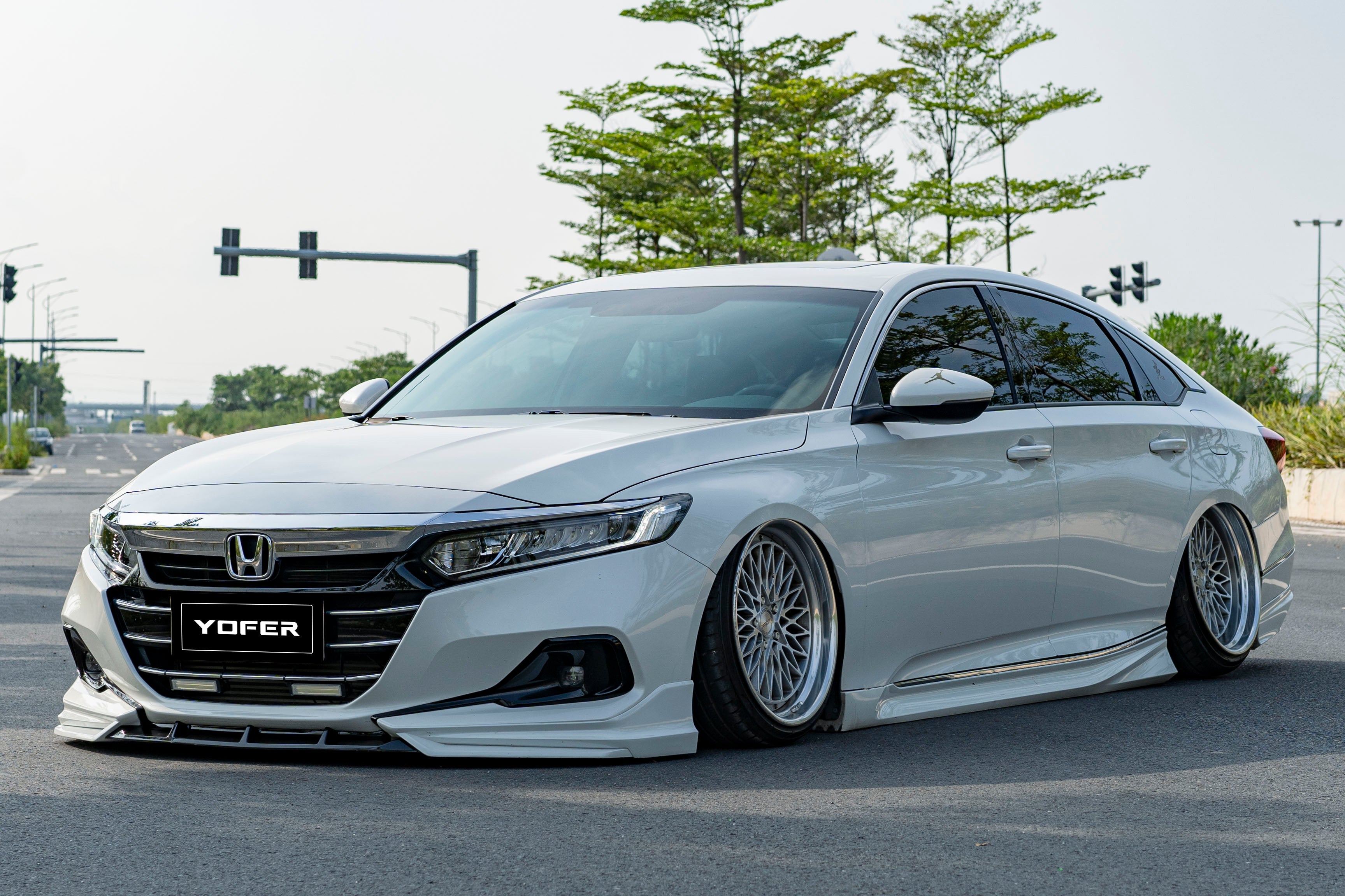 Honda Accord 10.5th Gen facelift 2021 2022 with Aftermarket Parts - Package A PP Polypropylene & ABS from Yofer USA