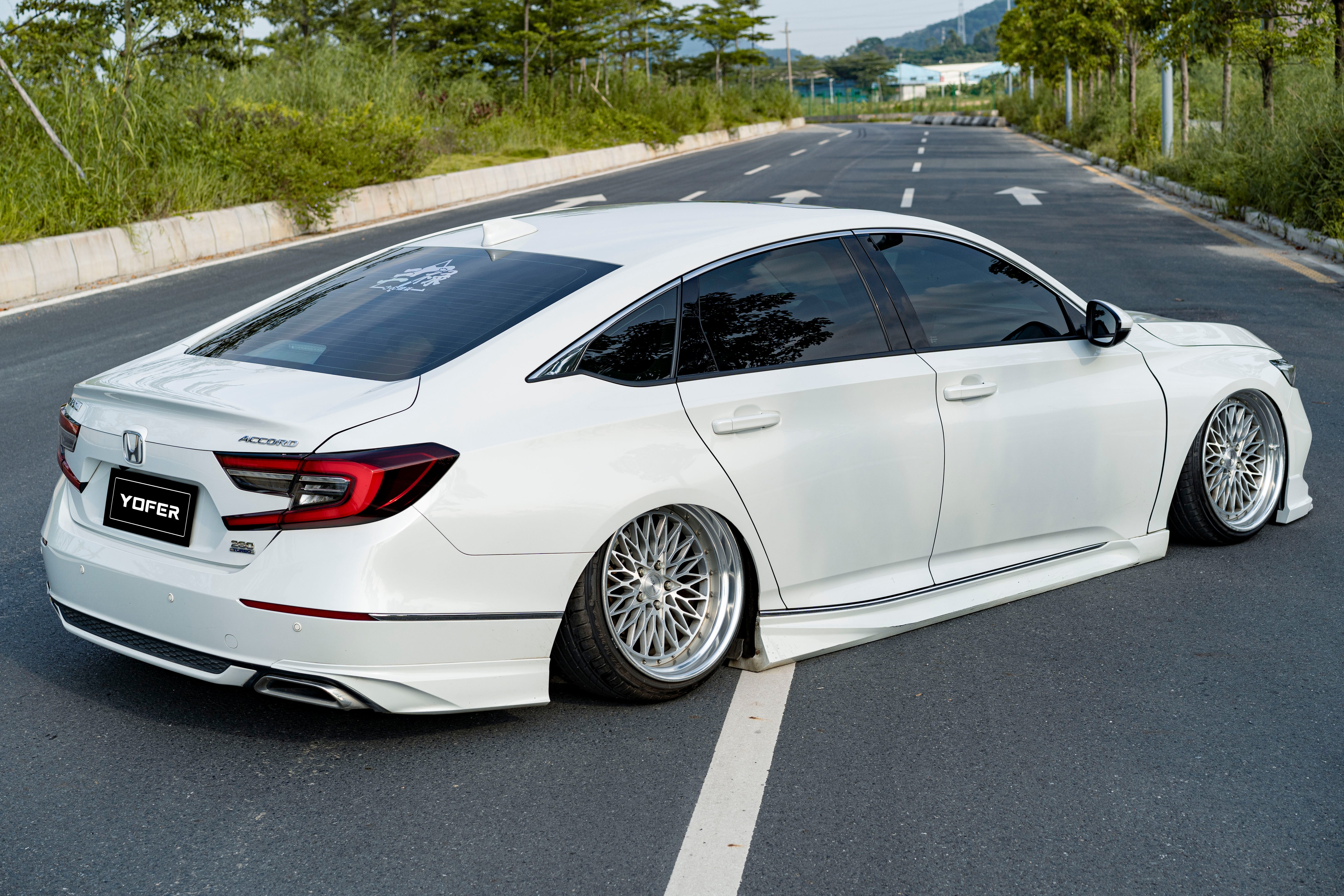 Honda Accord 10.5th Gen facelift 2021 2022 with Aftermarket Parts - Package A PP Polypropylene & ABS from Yofer USA