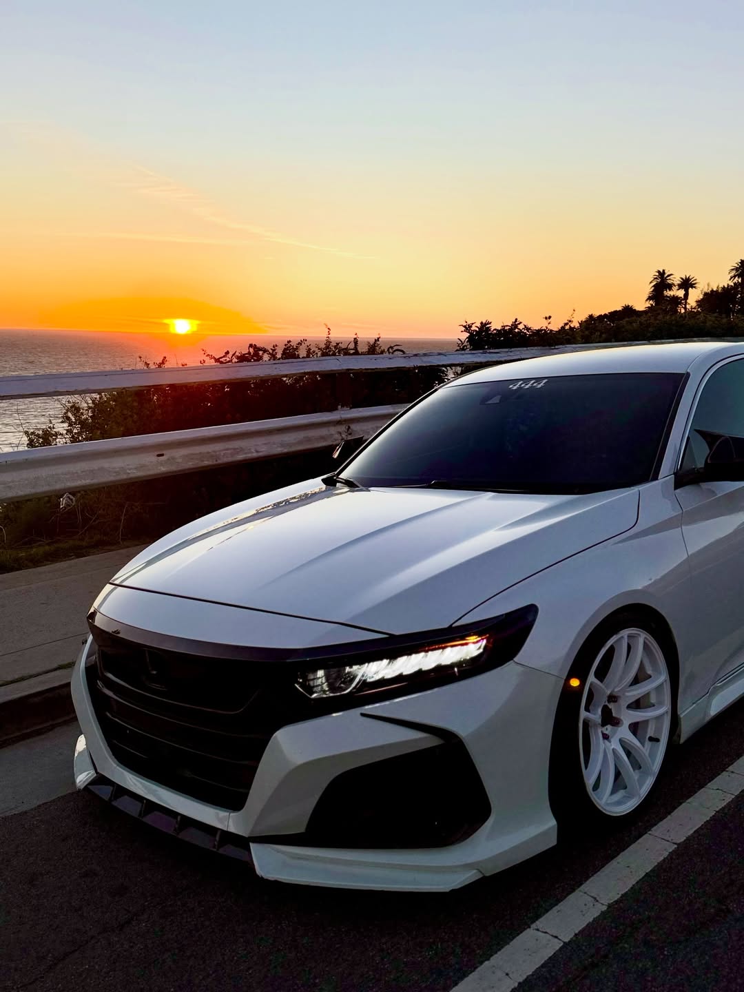 Honda Accord 10th Gen Pre-facelift 2018-2020 with Aftermarket Parts - Front Bumper PP from Yofer USA