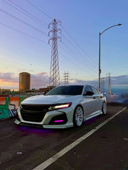Honda Accord 10th Gen Pre-facelift 2018-2020 with Aftermarket Parts - Front Bumper PP from Yofer USA
