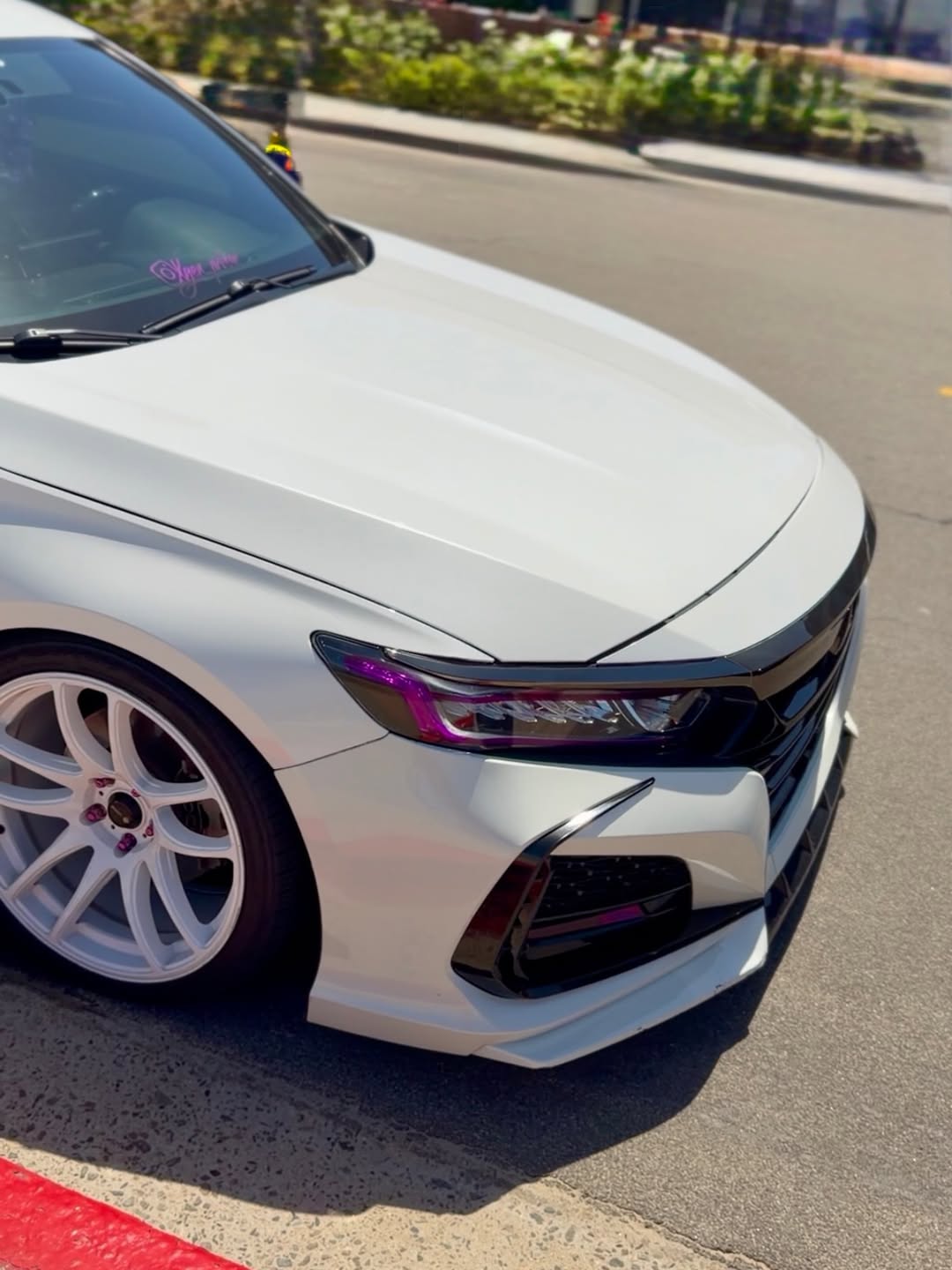Honda Accord 10th Gen Pre-facelift 2018-2020 with Aftermarket Parts - Front Bumper PP from Yofer USA