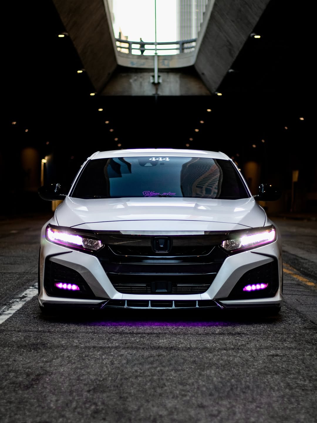 Honda Accord 10th Gen Pre-facelift 2018-2020 with Aftermarket Parts - Front Bumper PP from Yofer USA