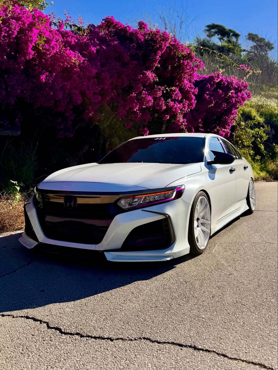 Honda Accord 10th Gen Pre-facelift 2018-2020 with Aftermarket Parts - Front Bumper PP from Yofer USA