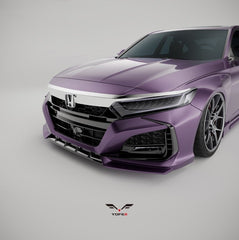Honda Accord 10th Gen Pre-facelift 2018-2020 with Aftermarket Parts - Front Bumper PP from Yofer USA