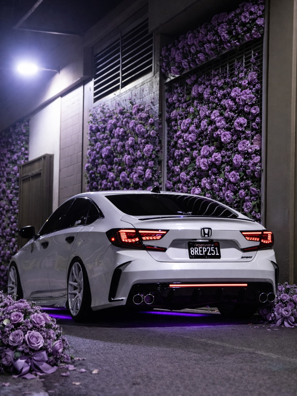 Honda Accord 10th 10.5th Gen 2018-2022 with Aftermarket Parts - Rear Bumper PP from Yofer USA