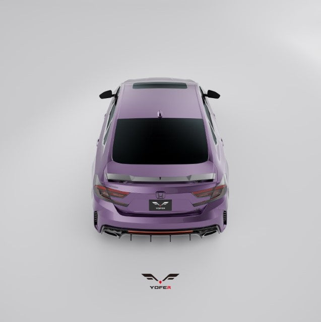 Honda Accord 10th Gen Pre-facelift 2018 2019 2020 with Aftermarket Parts - Package A PP Polypropylene & ABS from Yofer USA