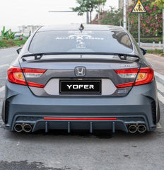Honda Accord 10th 10.5th Gen 2018-2022 with Aftermarket Parts - Rear Bumper PP from Yofer USA