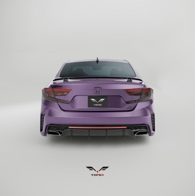 Honda Accord 10th 10.5th Gen 2018-2022 with Aftermarket Parts - Rear Bumper PP from Yofer USA