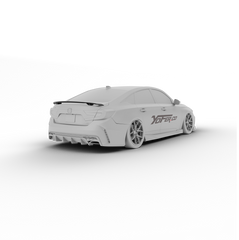 Honda Accord 10th 10.5th Gen 2018-2022 with Aftermarket Parts - V2 Style Rear Spoiler ABS from Yofer USA