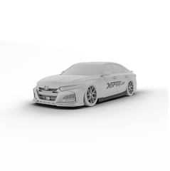 Honda Accord 10th 10.5th Gen 2018-2022 with Aftermarket Parts - Side Skirts PP from Yofer USA